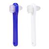 COLLBATH Dual Head Denture Cleaning Brush Set 4pcs False Teeth Cleaner Ergonomic Handle Multi-Bristle Design for Effective Cleaning and Care of Dentures for Daily Use view 3