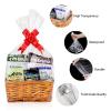 15Pack Clear Basket Bags, Large Cellophane Gift Bag For Baskets,16x24 Inch Cellophane Bags,2 Mil Thick,For Gift Giving, Packaging Products,Fits a 9 Inch Round Tray or 7 Inch Square Box With Ease view 4
