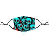 Meaudiwes Balaclava Reusable And Washable Dust Cloth, Halloween Cool Red Blood Zombie Skull Face Scarf For Women Men view 3