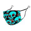 Meaudiwes Balaclava Reusable And Washable Dust Cloth, Halloween Cool Red Blood Zombie Skull Face Scarf For Women Men view 4