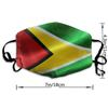 Meaudiwes Fashion Balaclava Soft Reusable Dust Cloth For Home Office And Outdoor Flag of Guyana view 2