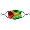 Meaudiwes Fashion Balaclava Soft Reusable Dust Cloth For Home Office And Outdoor Flag of Guyana view 3