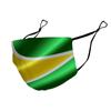 Meaudiwes Fashion Balaclava Soft Reusable Dust Cloth For Home Office And Outdoor Flag of Guyana view 4