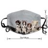 Fashion Balaclava Washable Reusable And Breathable Face Covering With Adjustable Ear Protection Loops For Women And Men Siberian Husky Puppies Dogs Husky view 2