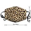 Meaudiwes Washable Cloth Face Scarf, Reusable Balaclava Facial Cover With Elastic Ear Loop Wild Animal Leopard Print view 2