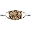 Meaudiwes Washable Cloth Face Scarf, Reusable Balaclava Facial Cover With Elastic Ear Loop Wild Animal Leopard Print view 3