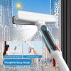 RRRYYYZZ 75'' Spray Window Cleaning Squeegee Kit with 4-Section Extension Pole, 4 in 1 Window Squeegee Window Squeegee with Sewage Collector and 5 Pads view 3