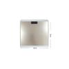 NSUQOA JSEIAJB Electronic Scale, Stylish and Simple, Safe Corners, Strong and, Prevent Rollover, can Measure Weight view 3