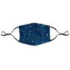 Meaudiwes Fashion Breathable Face Scarf With Adjustable Ear Protection Loops, Constellation Galaxy Starry Night Stars Glow In The Dark Midnight Washable Adjustable Balaclava For Women Men view 3