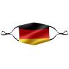 Meaudiwes Washable Cloth Face Scarf, Reusable Balaclava Facial Cover With Elastic Ear Loop Flag of Germany view 3