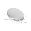 Beaupretty 3pcs Odor Soap Bar for Men Stainless Steel Soap Eliminate Garlic Fish Smell Hand Wash for Kitchen view 2