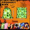 Paterr 24 Pcs Halloween Drawstring Bags Bulk Pumpkin Backpack Halloween Folding String Sack Bags for Teens Travel Gym Sports Birthday Party Supplies Gifts, 8 Styles (Elegant Style) view 2
