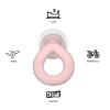 2PCS Ear Plugs, 33dB Hearing Protection Noise Canceling Sleep Earbuds, Reusable Silicone Earplugs for Concerts, Deep Concentration, Travel, with Earplug Storage Bag and Earplug Heads-Pink view 2