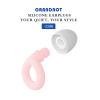 2PCS Ear Plugs, 33dB Hearing Protection Noise Canceling Sleep Earbuds, Reusable Silicone Earplugs for Concerts, Deep Concentration, Travel, with Earplug Storage Bag and Earplug Heads-Pink view 3