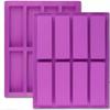For Large Rectangle Silicone 2 PCS 8Cavity Granola Bar Nutrition Cereal Bar view 1