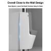 ZGWQR Wall Mounted Urinal, Intelligent Sensor Flush Urinals for Men Space-Saving, Pressable and Inductive for Toilets in Homes, Shopping Malls(Gray) view 4