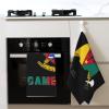 Coat of Arms of Cameroon Cameroonian Premium Waffle Kitchen Towel Microfiber Kitchen Towels, Super Absorbent 16 X 26 Inches Reusable Dish Towels for Kitchen and Household view 4