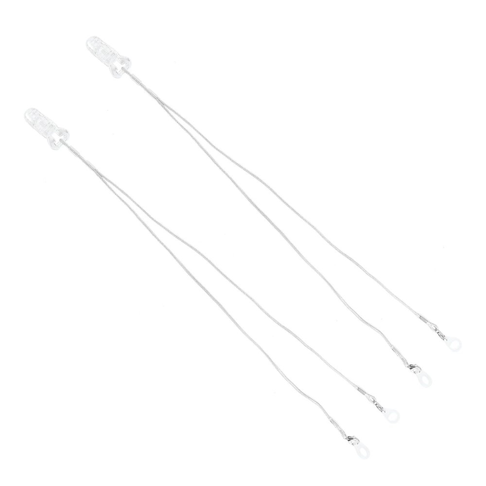 HONMEET 2sets Hearing Aids Lanyards Hearing Aids Clip Fixation Cord Bte Protector Protection Rope
