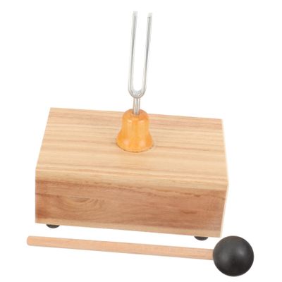 BIUDECO Large Tuning Fork Set with 512Hz Frequency Includes Mallet and Storage Box for Sound Therapy Yoga Meditation and Relaxation
