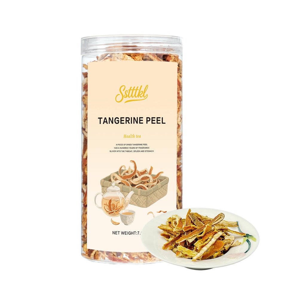 Dried Citrus and Sweet Orange Peel Tea Blend- Brewed Citrus Peel Blend, Caffeine-Free, Delicious, 7 oz (200 g) Sealable Jars