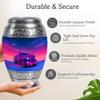 MUKTIVE Truck Cremation Large Urns for Human Ashes Adult - Memorial Urns for Human Ashes - Combo of 3-10 Inches, Extra Large Trucker Urn | 2 Pcs of 3 Inch, Purple Mini Urn view 3