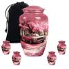 Car Urns for Human Ashes Adult Man, Large Urn for Ashes Adult Male, Urns for Human Ashes Woman, Cremation Keepsakes for Ashes(Size - 10inch 1Pcs, 3inch 4Pcs) view 1