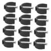 12pcs Heavy Duty Cane Pin Locks C-Shaped Clip Attachments for Walking Sticks and Crutches Sturdy Accessories for Improved Stability and Confidence in Mobility view 1