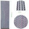 100 pcs Under The Sea Party Paper Straws, Mermaid Puple Aqua Silver Foil Scale Drinking Straws, Pool Picnic Dinner Bridal Shower Bachelorette Ocean Beach Island Cake Pop Sticks (Purple With Scale) view 3