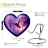 Humming Bird Small Funeral Urn for Male and Female - 1 Keepsake Purple Cremation Urn for Human Ashes Adult Woman - 1 Large Blue Cremation Urns Human Adult Mom and Dad 3 Inch Keepsake & 8 Inch Set view 2
