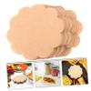 SHOWERORO 500pcs Grease Paper for Sandwiches Oil Baking Paper for Fried Foods Thickened for Hamburgers French Fries and Snacks view 4