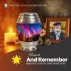 Yatskia Northern Lights Large Funeral Urns for Human Ashes Adult Male and Female, Decorative Cremation Urn for Adult Ash, (Monar Large, 10 Inch) view 4