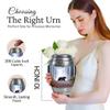 JAGSHASHI Bear Keepsake Urn for Ashes for Women & Men - Large Funeral Urns for Human Ashes Adult Male - Tiny Burial Urn for Adult Female - Combo of 10 Inch & 3 Inch - Decorative Cremation Urns view 3
