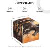 Horses Running Art Print PVC Leather Tissue Box Holder Napkin Facial Tissues Holder Dispenser for Bathroom Home view 4