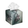 Retro Bicycle Pattern Print PVC Leather Tissue Box Holder Napkin Facial Tissues Holder Dispenser for Bathroom Home view 1