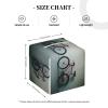 Retro Bicycle Pattern Print PVC Leather Tissue Box Holder Napkin Facial Tissues Holder Dispenser for Bathroom Home view 4