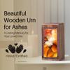 Abstract Small Urn for Human Ashes Keepsake Mom - Wooden Mini Urns for Ashes Adult Female Mother - Funeral Urn for Male & Female - Small Wood Urns for Best Friends - 5 Inch view 4