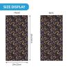 Neck Gaiters for Men Women - Purple Rose Gold Snake Print Head Scarf Balaclava Face Mask Cover Neck Scarf Bandana view 2