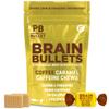 160mg L-Theanine + 80mg Caffeine Chews Coffee Caramel Flavour, Increases Productivity, Mental Clarity, Alertness | 1 Bag - 40 Servings | Brain Bullet | Energy Gum & Focus Gummy Upgrade view 1