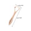TOVINANNA 4pcs Cleaner Oral Cleaning Cleaner Scraper Stick Oral Cleaning Tool Cleaning Brush Tounge Cleaner Mouth Scraper Stick Oral Cleaner Stainless Steel Gold view 2