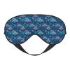 Eye Sleep Mask for Women Men - Retro Blue Manta Ray Print Adjustable Comfy Buckle Travel Eye Masks for Sleep Mask Blackout, Sleeping Blindfolds for Women Men, Funny Blindfolds for Party Games view 1