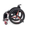 Lightweight All-Terrain Ultra Lightweight Sports Wheelchair Foldable Adjustable Footrest and Seat Height, Handbrakes,Suitable for Teenagers, Adults, Seniors(Black1,Seat Width 38cm/15in) view 1