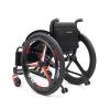 Lightweight All-Terrain Ultra Lightweight Sports Wheelchair Foldable Adjustable Footrest and Seat Height, Handbrakes,Suitable for Teenagers, Adults, Seniors(Black1,Seat Width 38cm/15in) view 2