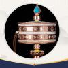HUIMIMA Tibetan Prayer Wheel,Hand Held Prayer Wheel Buddhist Prayer Wheel Used for Prayer, Blessing, Meditation, Relaxation, Yoga view 3