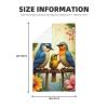 GVYGVY Kitchen Towels - Soft Cute Bird Print No.44 Quick Drying Dish Towels for Kitchen Drying, Absorbent Hand Towel for Kitchen Decor with Lanyard view 2