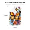 GVYGVY Kitchen Towels - Soft Cute Butterfly Bouquet Print No.1062 Quick Drying Dish Towels for Kitchen Drying, Absorbent Hand Towel for Kitchen Decor with Lanyard view 2