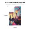 GVYGVY Kitchen Towels - Soft Modern Cityscape Print No.133 Quick Drying Dish Towels for Kitchen Drying, Absorbent Hand Towel for Kitchen Decor with Lanyard view 2