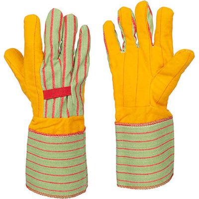 Tillman 1645 18 oz. Cotton Chore Gloves, Cotton Lined with 4" Cuff, Large, 12 pack