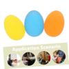 UPKOCH 3pcs Flexible Hand Therapy Grip Balls for Finger and Wrist Strengthening Soft Exercise Eggs for Rehabilitation for Office Workers and Athletes view 3