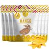 Crispy Craze Freeze Dried Mango (6 Snack Sized Bags, 0.52 oz Each), Whole Mango Fruit Crisps, Non GMO, Healthy Snack, No Added Sugar & Additives, 100% Natural, Allergen Free, School Safe view 1