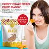 Crispy Craze Freeze Dried Mango (6 Snack Sized Bags, 0.52 oz Each), Whole Mango Fruit Crisps, Non GMO, Healthy Snack, No Added Sugar & Additives, 100% Natural, Allergen Free, School Safe view 2
